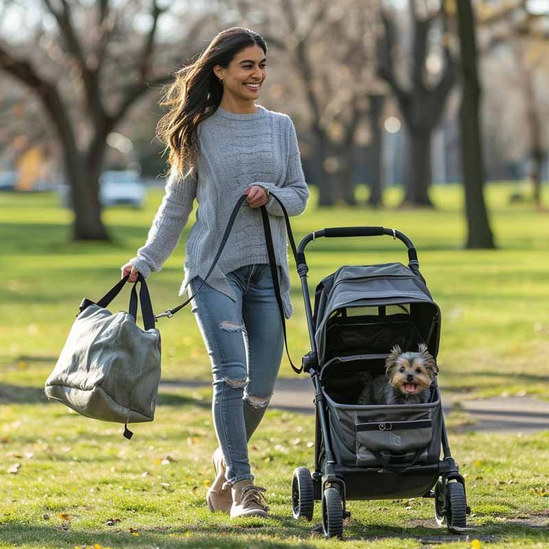 cochecito para perro pequeño